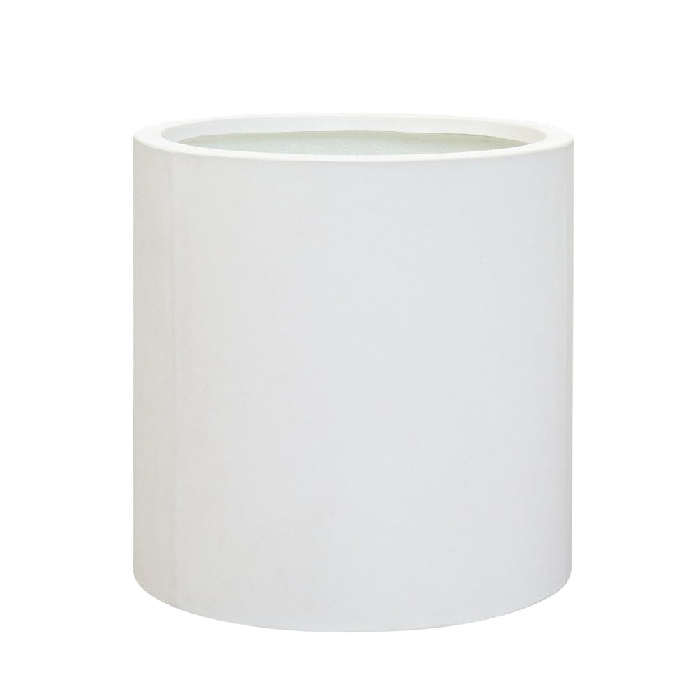 Mikonui Large White Outdoor Planter - Modern Garden Decor for Patio, Balcony & Backyard Landscaping