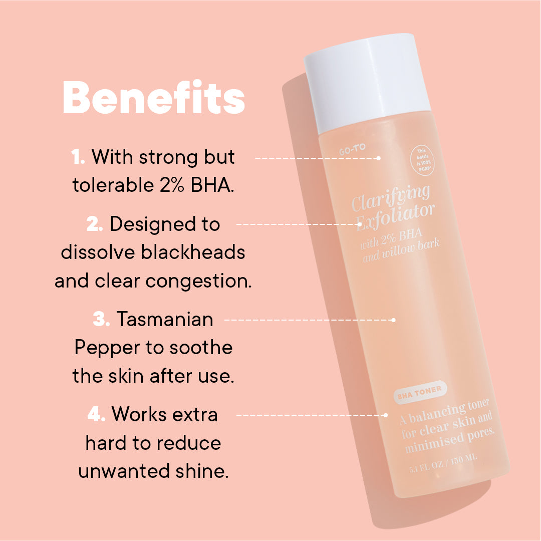 Best Clarifying Exfoliator for Acne-Prone Skin - Gentle Face Scrub for Blackheads & Pores - Perfect for Daily Skincare Routine & Pre-Makeup Prep