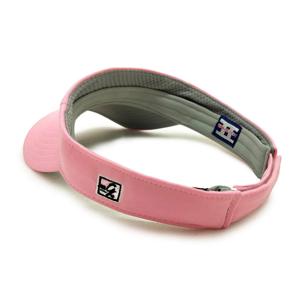 Women's Pink Sun Visor Hat - UV Protection & Adjustable Headband for Golf, Tennis, Running & Outdoor Activities