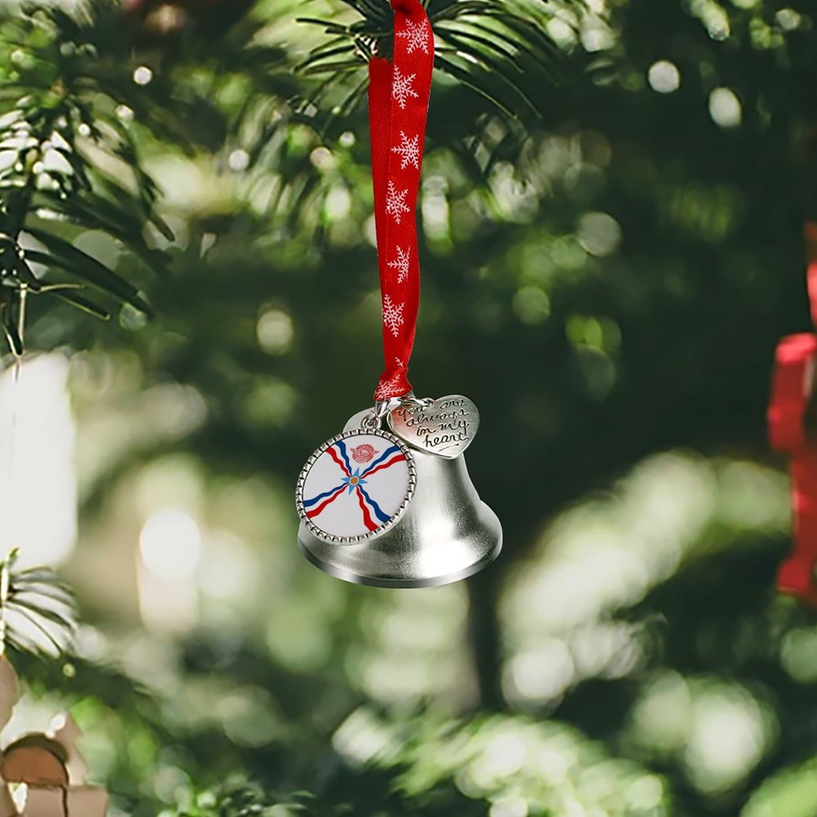 Handmade Assyrian Flag Wind Chime - DIY Outdoor Hanging Decor for Garden, Yard, Patio | Perfect Housewarming Gift & Home Decoration | Creates Soothing Sounds for Relaxation