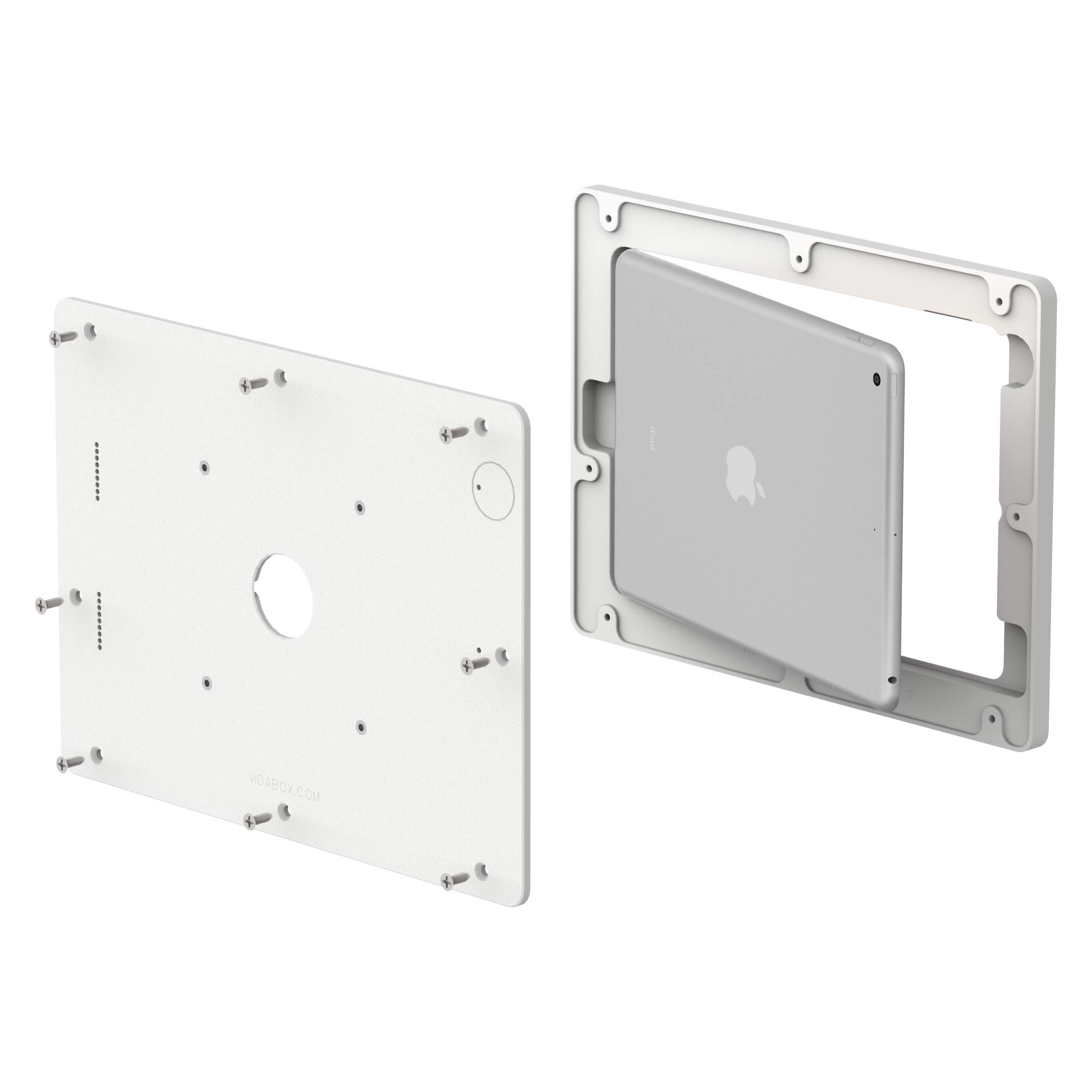 VidaMount White VESA Mount Enclosure for iPad 10.2