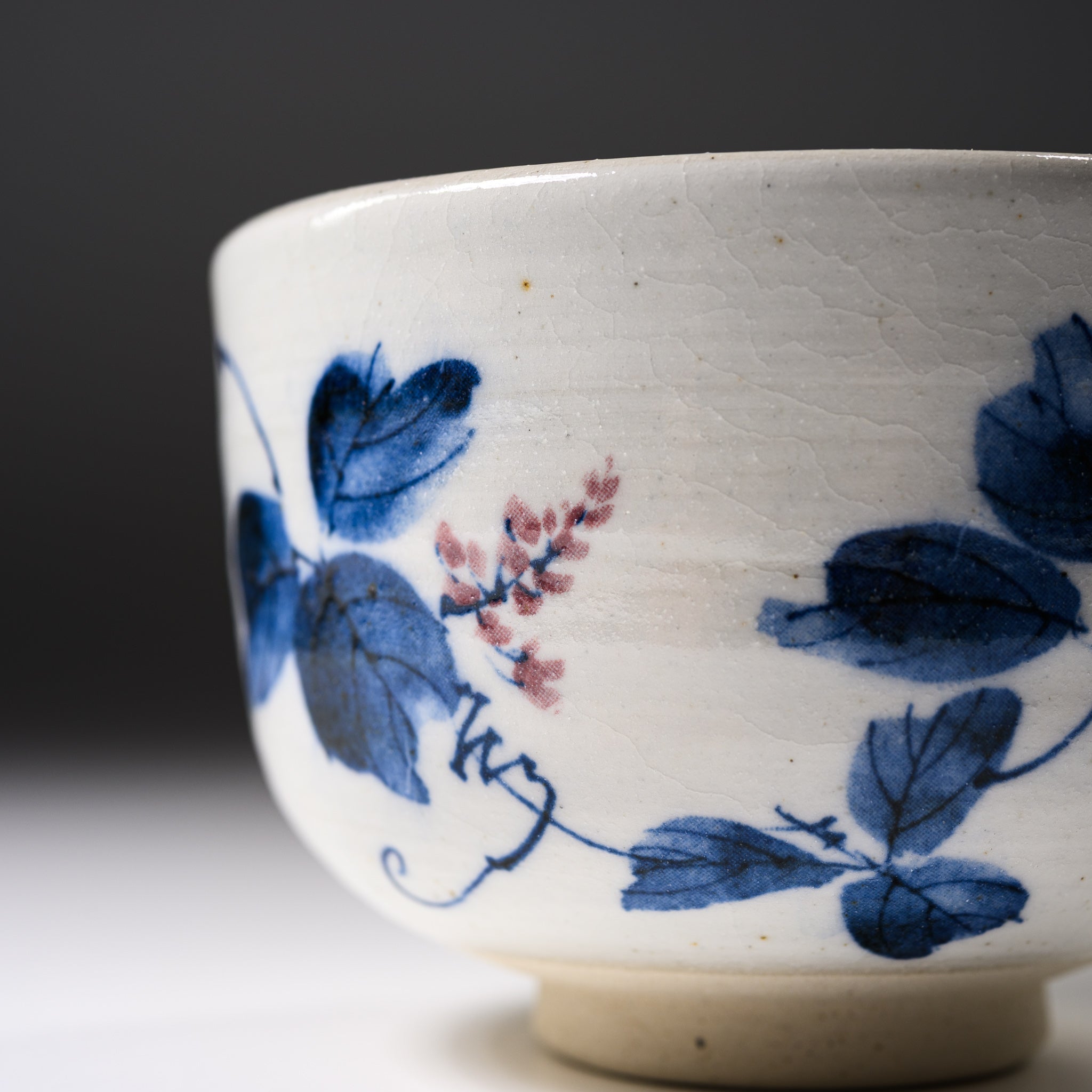 Premium Handcrafted Matcha Bowl - Indigo Ivy Glaze, Authentic Japanese Tea Ceremony Set for Whisking & Serving Matcha, Perfect for Traditional Tea Rituals & Zen Meditation