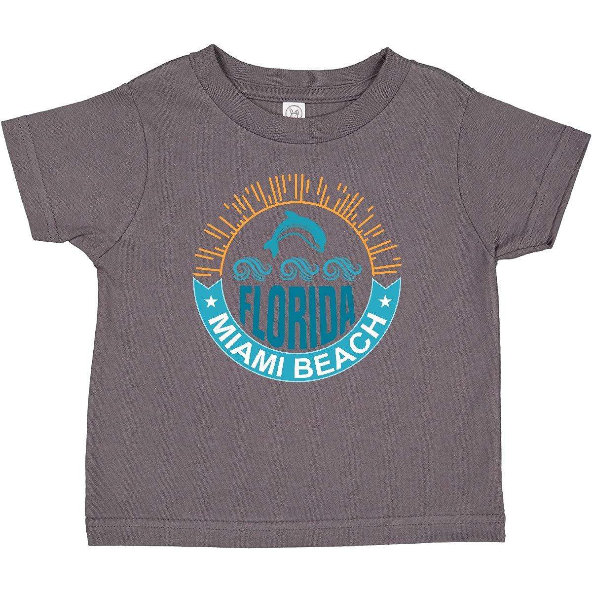 Inktastic Miami Beach Florida Travel Trip Baby T-Shirt - Cute Vacation Souvenir for Infants & Toddlers - Perfect for Beach Trips, Family Photos & Florida Getaways