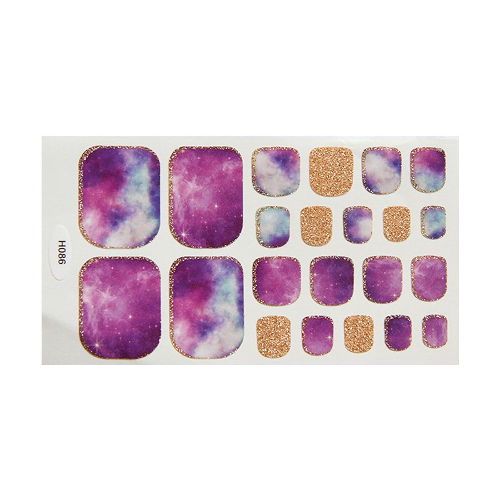 Eco-Friendly Waterproof Nail Polish Wraps - Reusable French Tip Nail Stickers & Toe Nail Guides for Salon-Quality Manicures at Home | Perfect for Parties, Weddings, and Everyday Wear