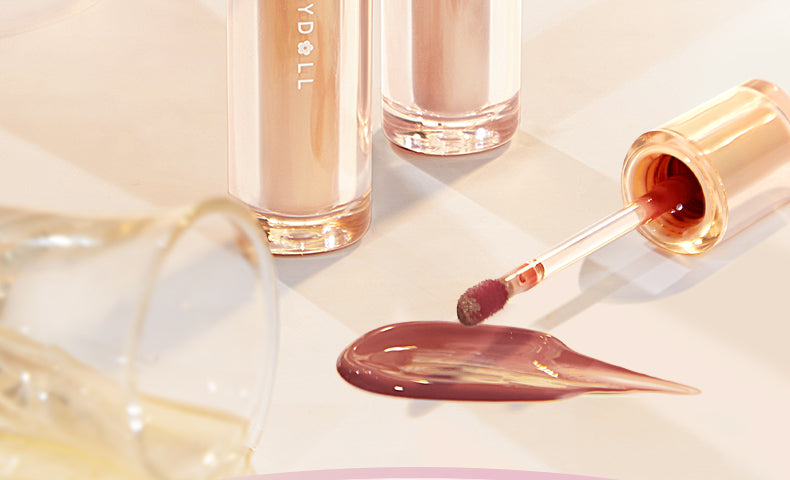 Judydoll Iced Tea Glass Lip Gloss - Hydrating Shiny Lip Gloss with Vitamin E, Long Lasting & Non-Sticky - Perfect for Daily Wear, Date Night & Makeup Looks