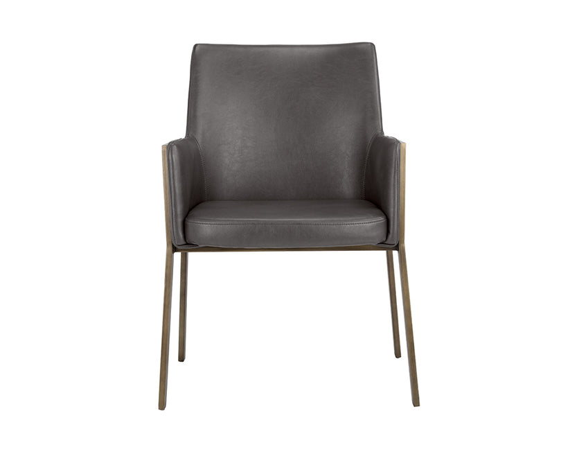 Bernadette Dining Armchair - Modern Upholstered Dining Chair with Wooden Legs for Kitchen, Dining Room & Home Decor | Comfortable & Stylish Seating Solution