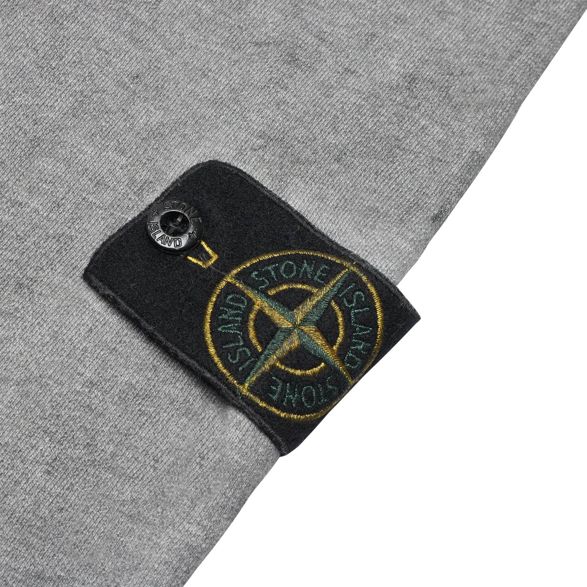 Vintage Stone Island Dust Treatment Grey Hoodie - Men's Premium Streetwear for Urban Fashion & Outdoor Activities