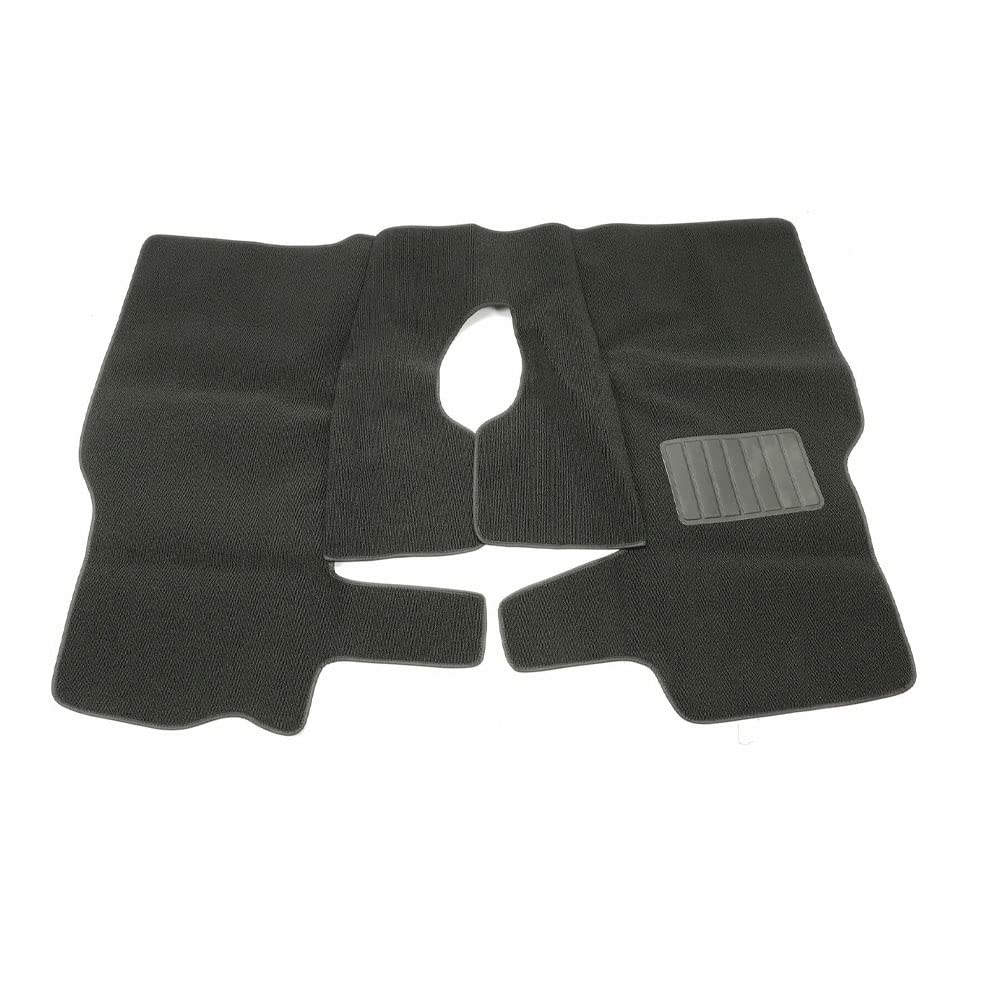 6-Piece Full Set Black Carpet Floor Mats for Jeep Wrangler TJ (1997-2006) - Perfect Fit, Durable Protection for Off-Road & Daily Driving