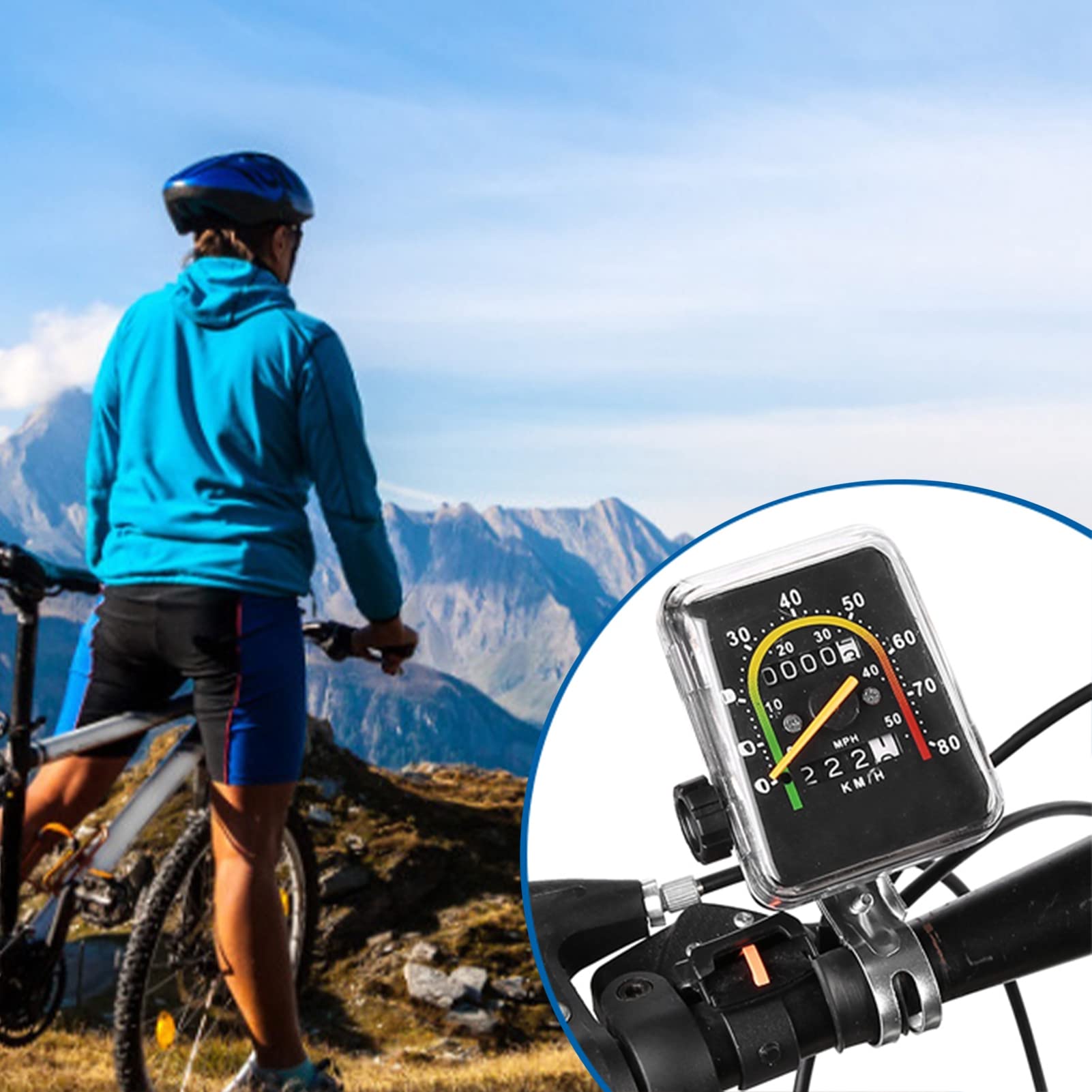 WGFOIP Bike Computer - Wireless Cycling Speedometer & Odometer with Backlit Display, Waterproof Bike GPS for Mountain/Road Bikes - Perfect for Cycling Training, Commuting & Outdoor Adventures