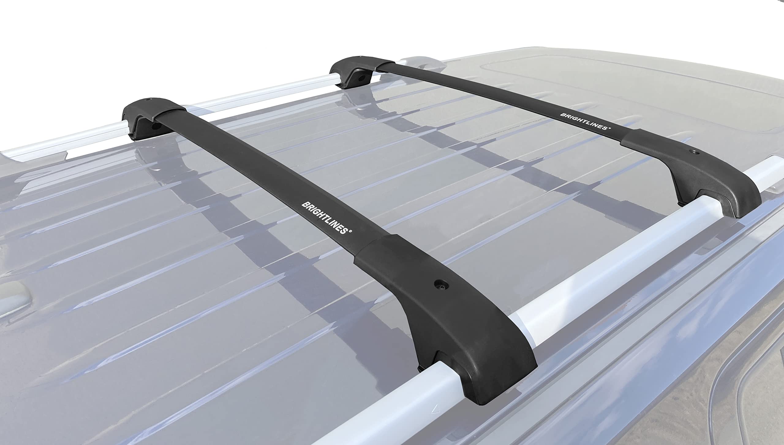 BrightLines Roof Rack Crossbars for 2007-2017 Jeep Patriot - Heavy Duty Aluminum Cargo Carrier Bars for SUV Roof Top Luggage, Bikes & Outdoor Gear - Perfect for Camping, Road Trips & Adventure Travel