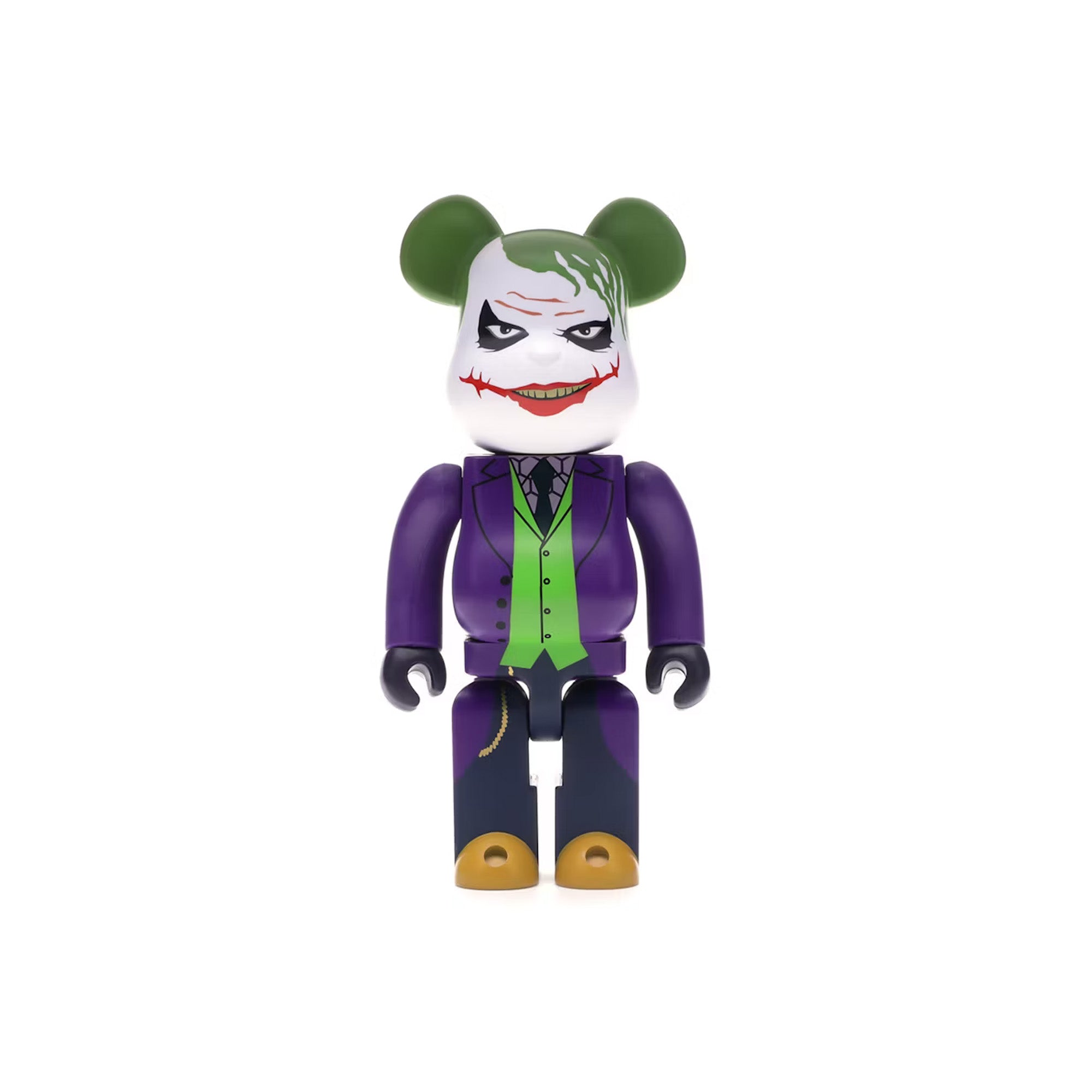 Bearbrick The Joker (Laughing Version) 400% Purple Collectible Figure (2017) - Perfect for DC Comics Fans, Anime Collectors, and Home Decor Display