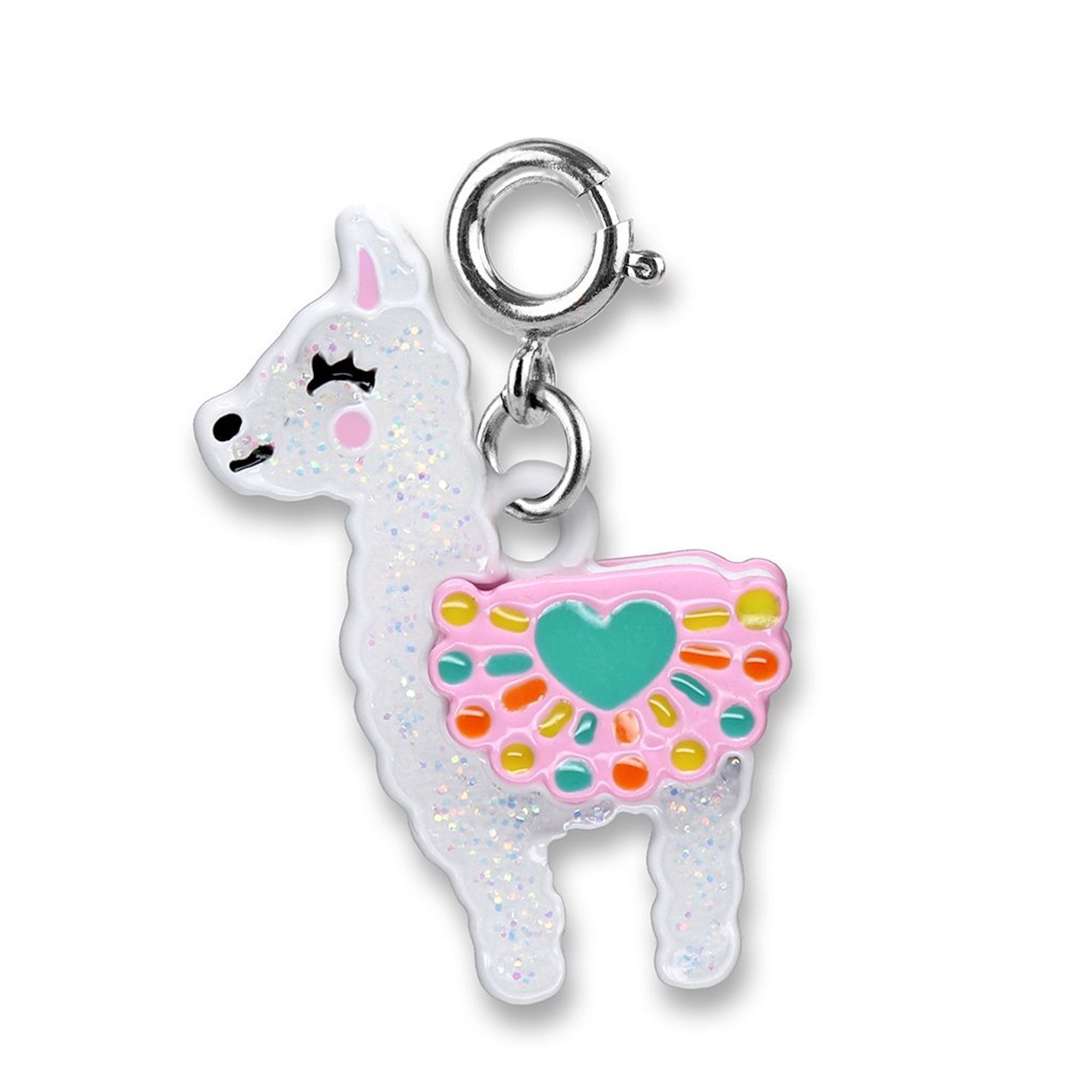 Sparkling Glitter Llama Pendant Charm Necklace for Women - Trendy Bohemian Jewelry Gift for Birthday, Festival & Party Accessories