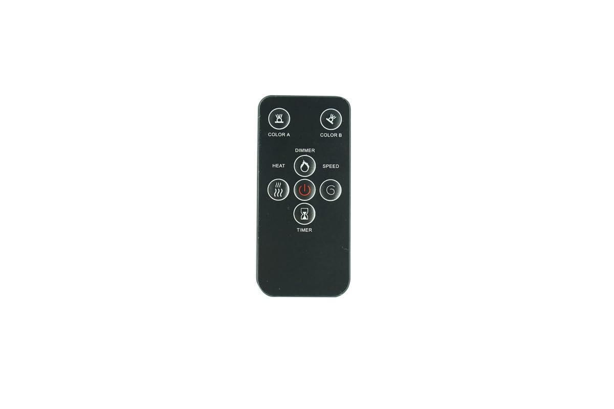 Replacement Remote Control for Xbeauty S230 S230B LED 3D Electric Infrared Fireplace Heater - Perfect for Home, Office & Bedroom Heating