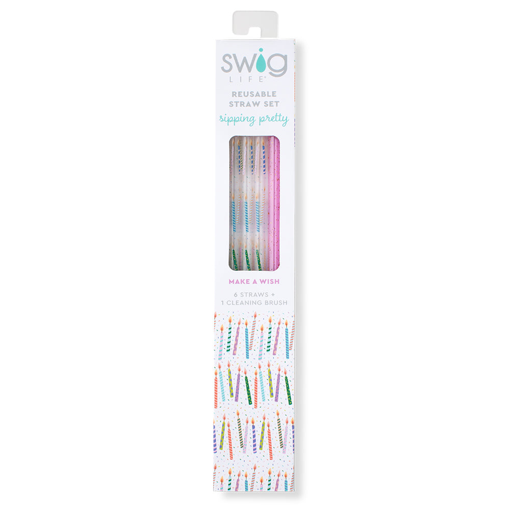 Eco-Friendly Purple Glitter Reusable Straw Set - BPA-Free Stainless Steel Drinking Straws for Smoothies, Cocktails & Parties (4-Pack) | Perfect for Home, Office, Travel & Sustainable Lifestyle