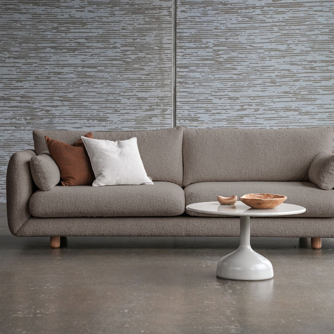 Bloom 2-Seater Sofa with Wooden Legs - Modern Living Room Furniture for Small Spaces & Apartments | Perfect for Cozy Lounging & Entertaining Guests