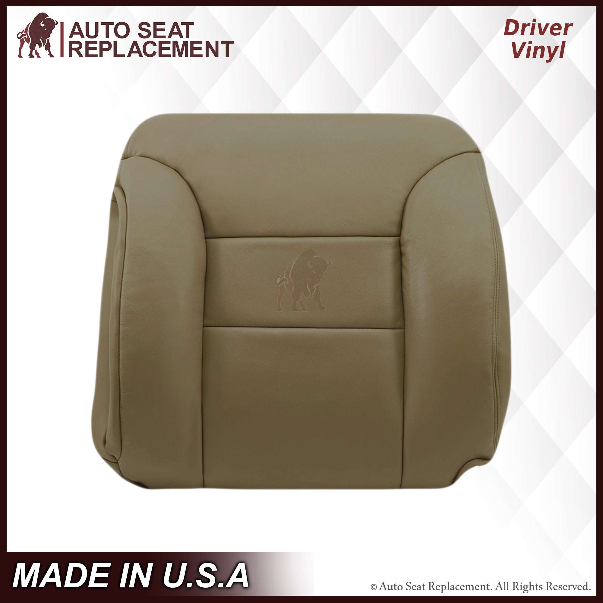 1995-1999 GMC Yukon & Suburban SLT SLE Custom Fit Tan Leather Seat Covers - Premium Protection & Comfort for SUV Interior - Perfect for Road Trips, Camping & Family Adventures