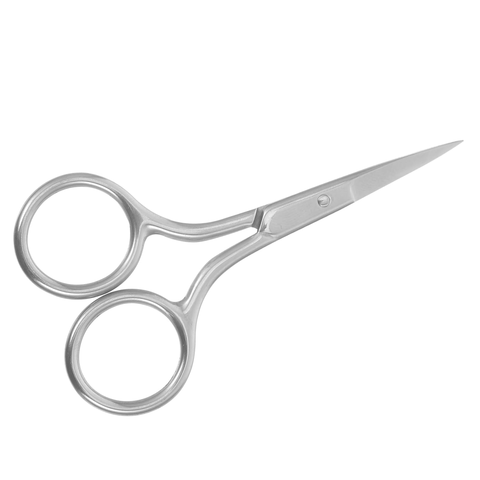 Didiseaon 2-Pack Stainless Steel Beauty Scissors Set - Rounded Tip Craft Scissors for Eyebrows, Mustache, Facial Hair & Ear Hair Trimming | Safe Grooming Tools for Men & Women | Perfect for Home Salon, Travel & DIY Beauty Care