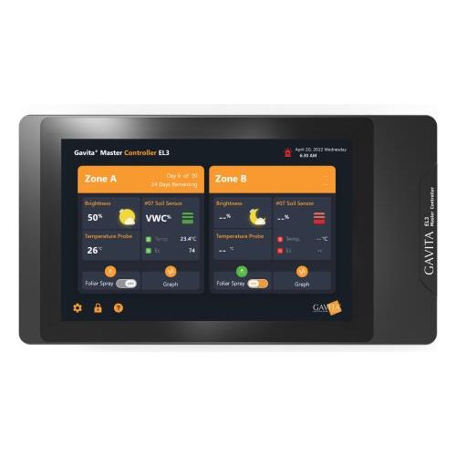 Gavita EL3 LED Grow Light Master Controller - Smart Lighting System for Indoor Plants, Hydroponics & Greenhouse - Perfect for Grow Tents, Vertical Farms & Commercial Cultivation