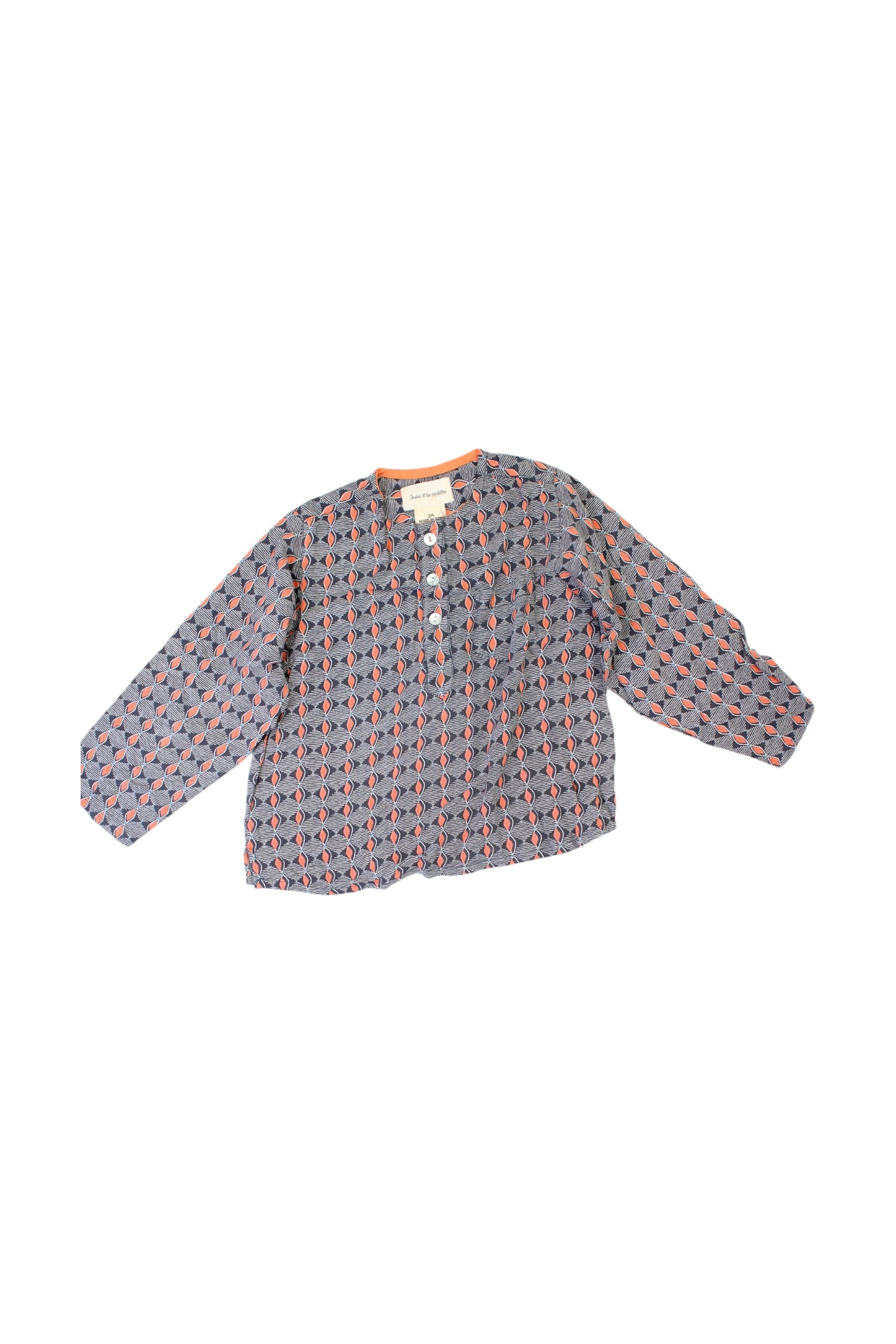 Arsène and The Gossips Long Sleeve Shirt for Toddlers 2T - Comfortable Cotton Top for Playdates & Preschool
