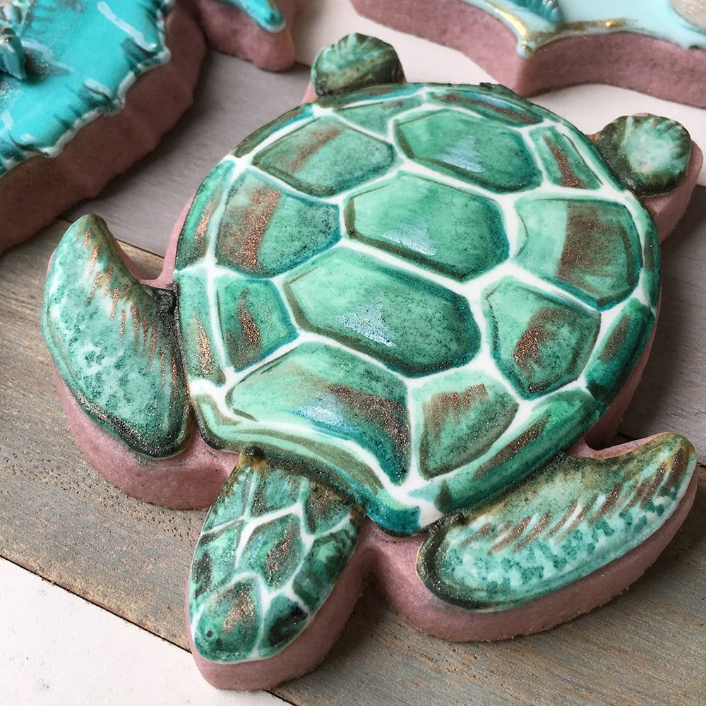 Sea Turtle Cookie Cutter - Stainless Steel Ocean Animal Shaped Baking Tool for DIY Cookies, Cakes, and Pastries - Perfect for Beach Parties, Nautical Themed Events, and Kids' Baking Activities