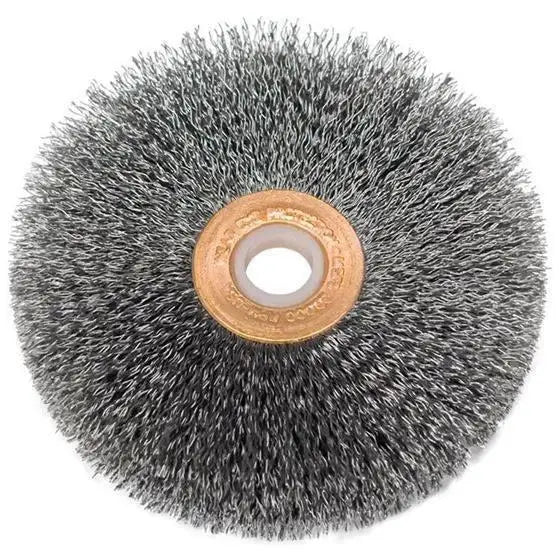 3-Inch AA Grade Soft Wire Buffing Wheel for Metal Polishing & Finishing – Perfect for Jewelry, Automotive, and DIY Projects