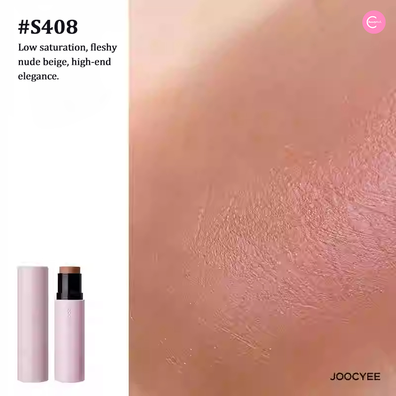JOOCYEE Glazed Multi-Purpose Blush & Highlight Stick - Cream Blush & Highlighter Duo for Cheeks, Eyes & Lips | Natural Glow Makeup for Day & Night Looks