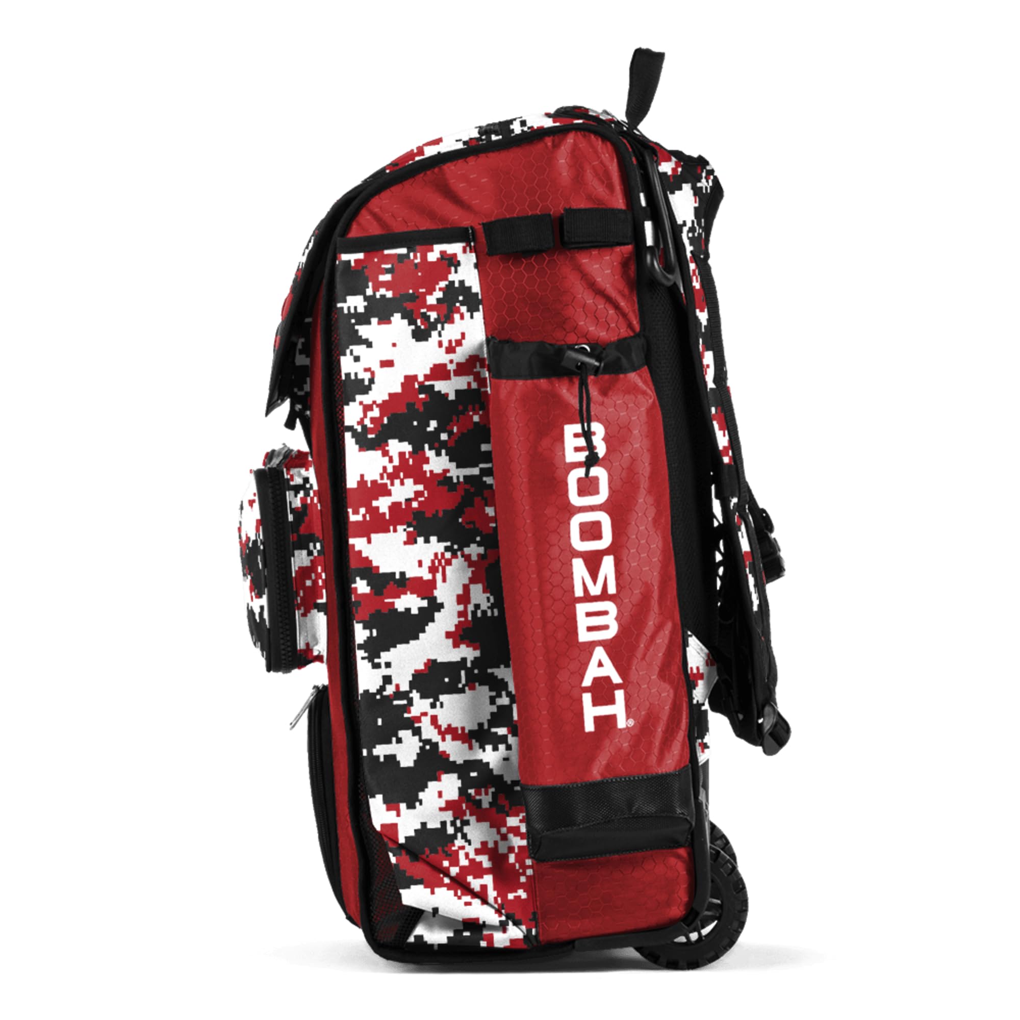 Boombah Catchers Superpack Hybrid Rolling Digital Camo Bat Bag - Wheeled & Backpack Baseball Equipment for Players & Coaches - Perfect for Travel, Games & Practice (Multiple Colors Available)
