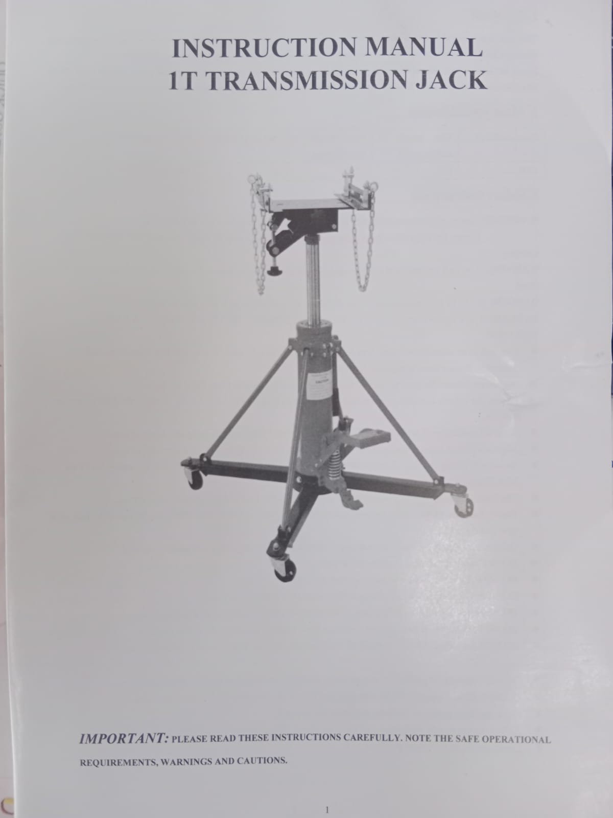 1 Ton Heavy Duty Aiko ZD02101 High Transmission Floor Jack - Ideal for Auto Repair, Garage, and DIY Car Maintenance