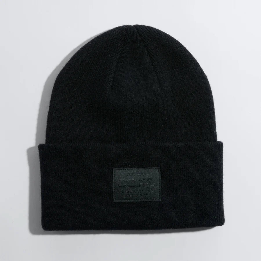 Coal 2025 Premium Cashmere Beanie for Men & Women - Soft Winter Hat for Cold Weather - Black Unisex Knit Cap for Outdoor Activities