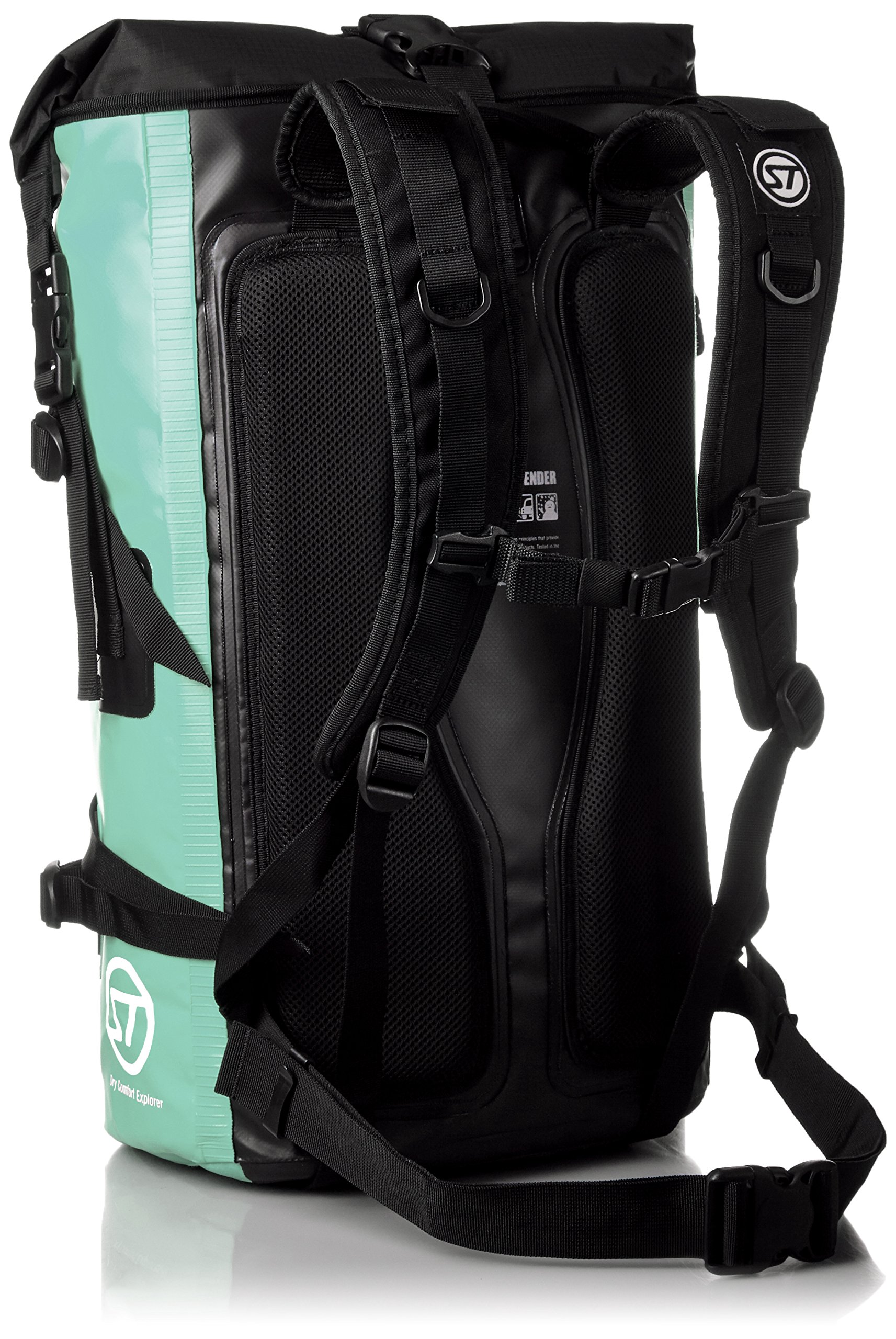 Streamtrail Waterproof Hiking Backpack - Lightweight & Durable Daypack for Outdoor Adventures, Travel & Commuting - Emerald Green