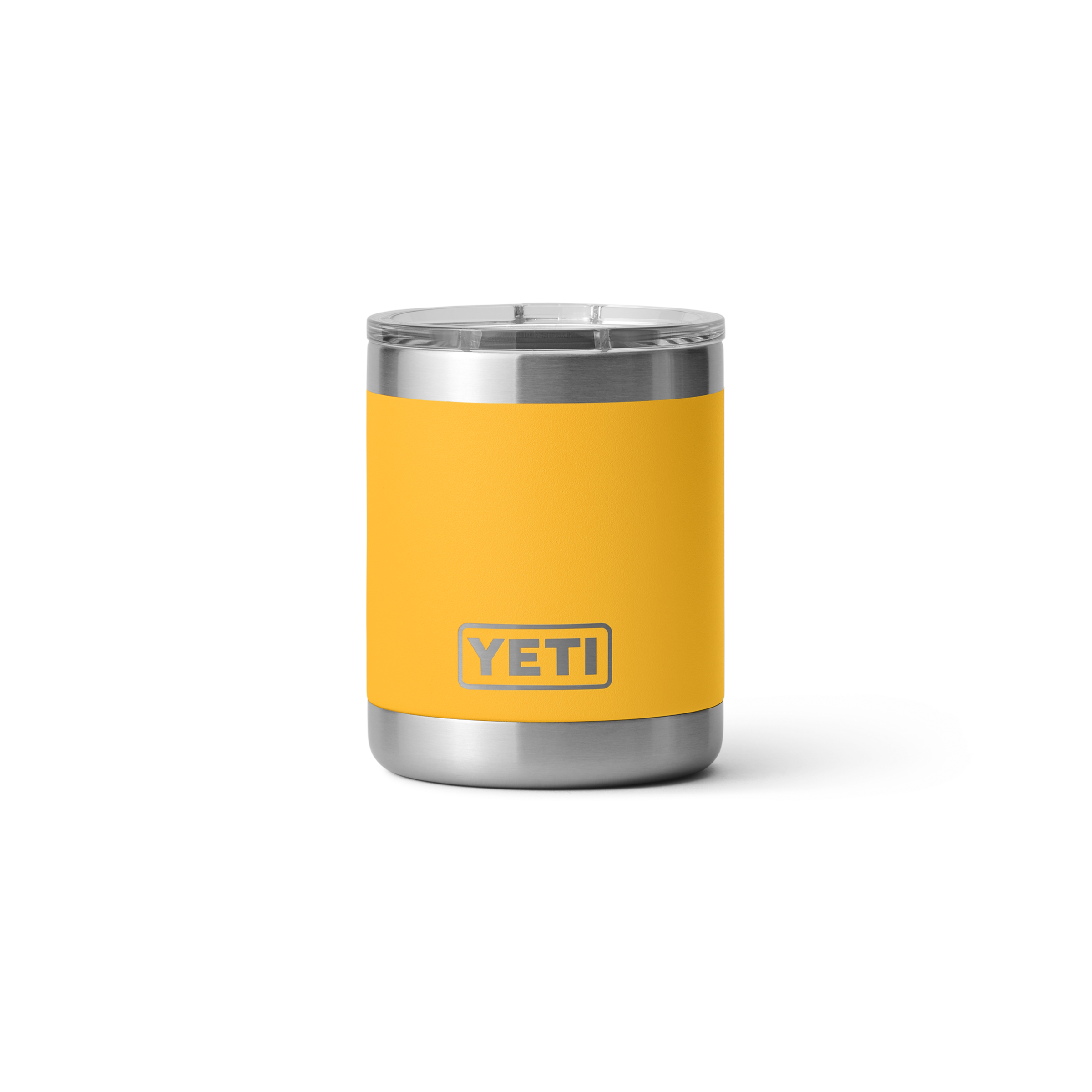 Yeti Rambler 10 oz Lowball Tumbler - Insulated Stainless Steel Cup for Whiskey, Cocktails & Coffee - Alpine Yellow - Perfect for Camping, Travel & Home Use