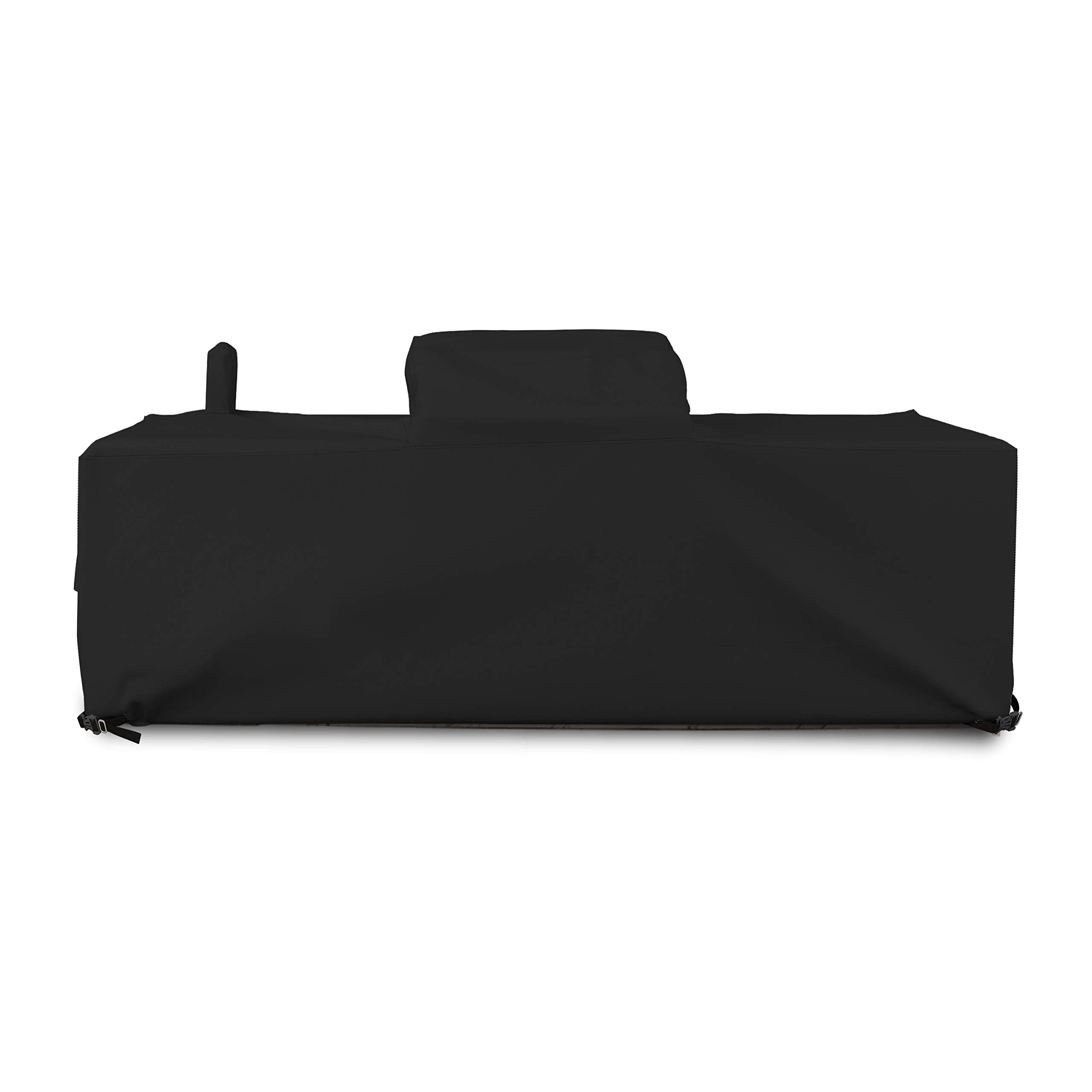 18 Oz Waterproof Outdoor Kitchen Cover - Custom Sizes Available - 100% Weather Resistant BBQ Island Cover (Black) - Perfect for Grills, Outdoor Kitchens & Patio Furniture Protection