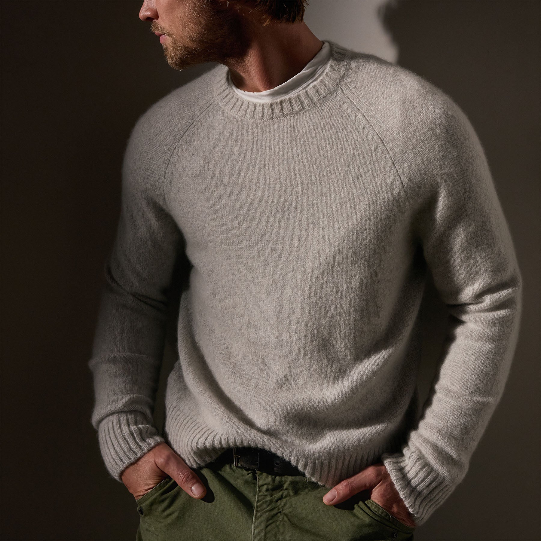 Soft Lightweight Textured Cashmere Crew Sweater for Women - Cozy Winter Pullover for Casual Wear & Office Outfits
