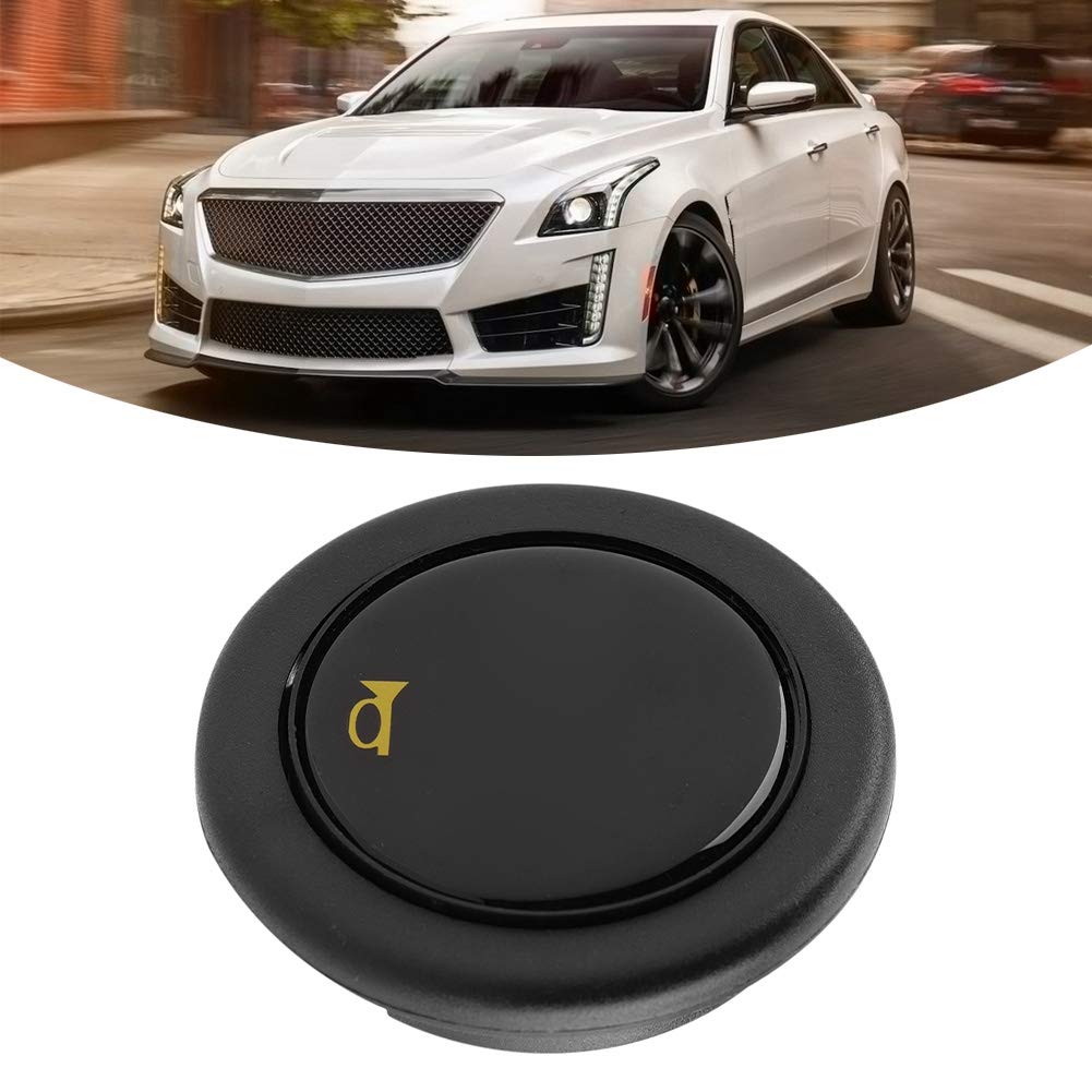 Universal Car Steering Wheel Horn Button - Speaker Cover & Modified Steering Wheel Accessory for Enhanced Sound & Style - Perfect for Car Enthusiasts & Custom Builds