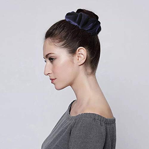 FAMEZA 8-Piece Velvet Scrunchies Set - Soft Hair Ties, Ponytail Holders & Hair Bands for Women & Girls - Perfect for School, Work, Gym & Everyday Styling