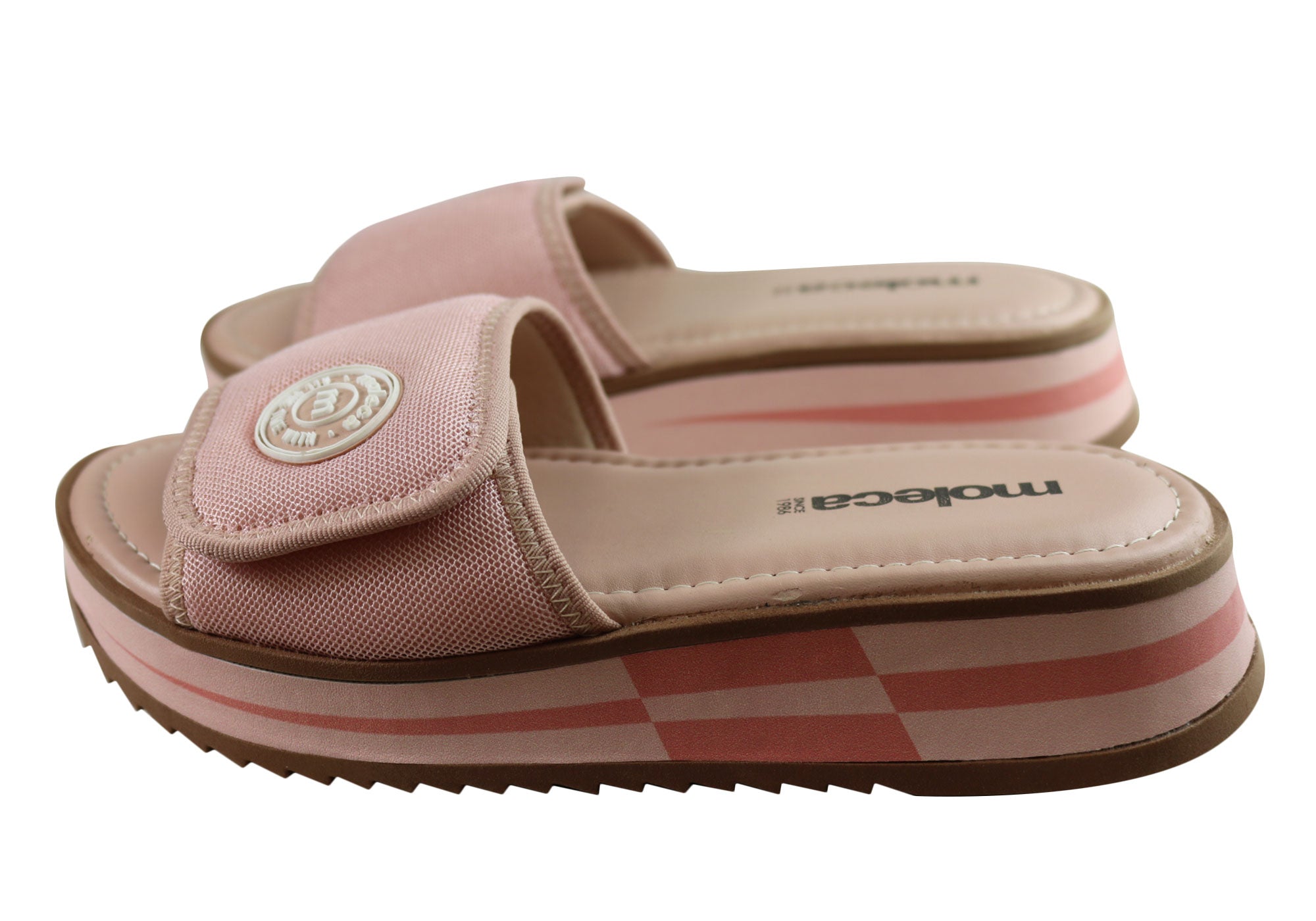 Moleca Kamero Women's Comfortable Slides Sandals - Brazilian Made Summer Beach Sandals for Casual Wear, Poolside, and Vacation