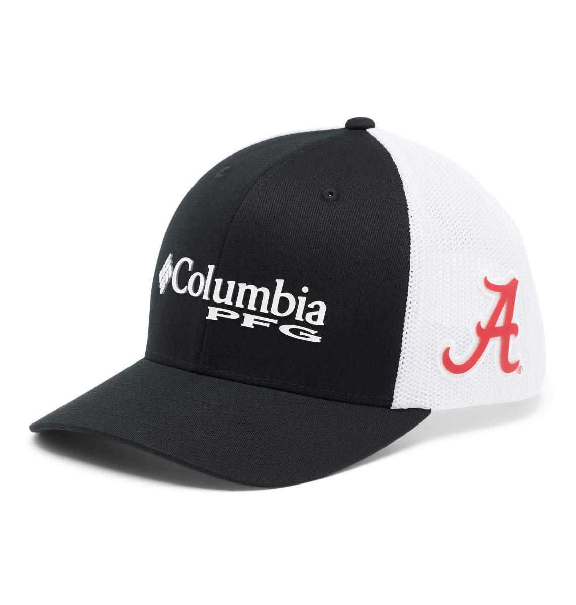 Columbia Men's Mesh Snapback Hat - High Crown Adjustable Baseball Cap for Outdoor Sports & Casual Wear