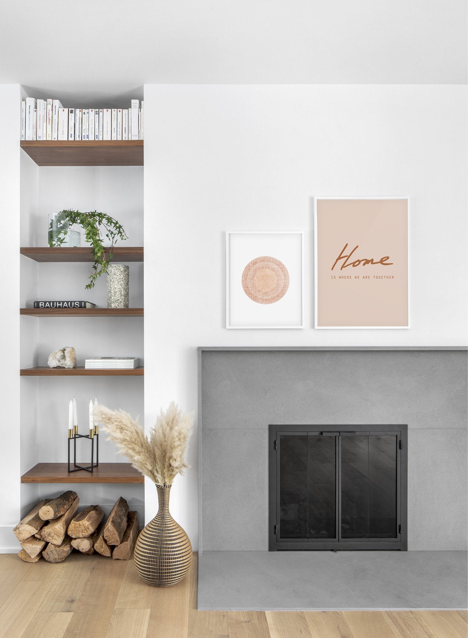 Orange Home Decor Poster - Vibrant Wall Art for Living Room, Bedroom & Office - Perfect for Modern & Boho Interior Design