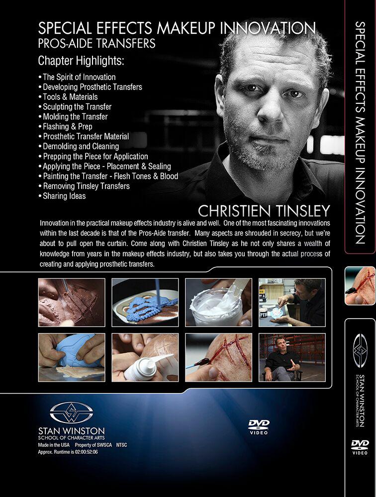 Stan Winston Studio Special Effects Makeup Innovation - Pros Aide Transfers DVD | Professional SFX Makeup Tutorial for Halloween & Film Production