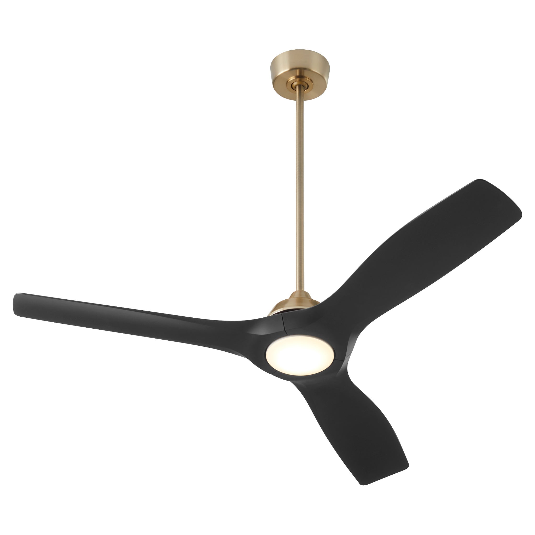 52 Inch Smart Ceiling Fan with Google Assistant & Alexa - Oxygen AVALON Damp Rated WiFi Fan for Bedroom, Living Room & Outdoor Covered Patio