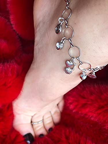 Gabriella Adjustable Ankle Bracelet for Women & Teens - Boho Style Waterproof Anklet - Handmade in Canada - Perfect for Beach, Summer & Hawaiian Vacations - Friendship Gift for Her