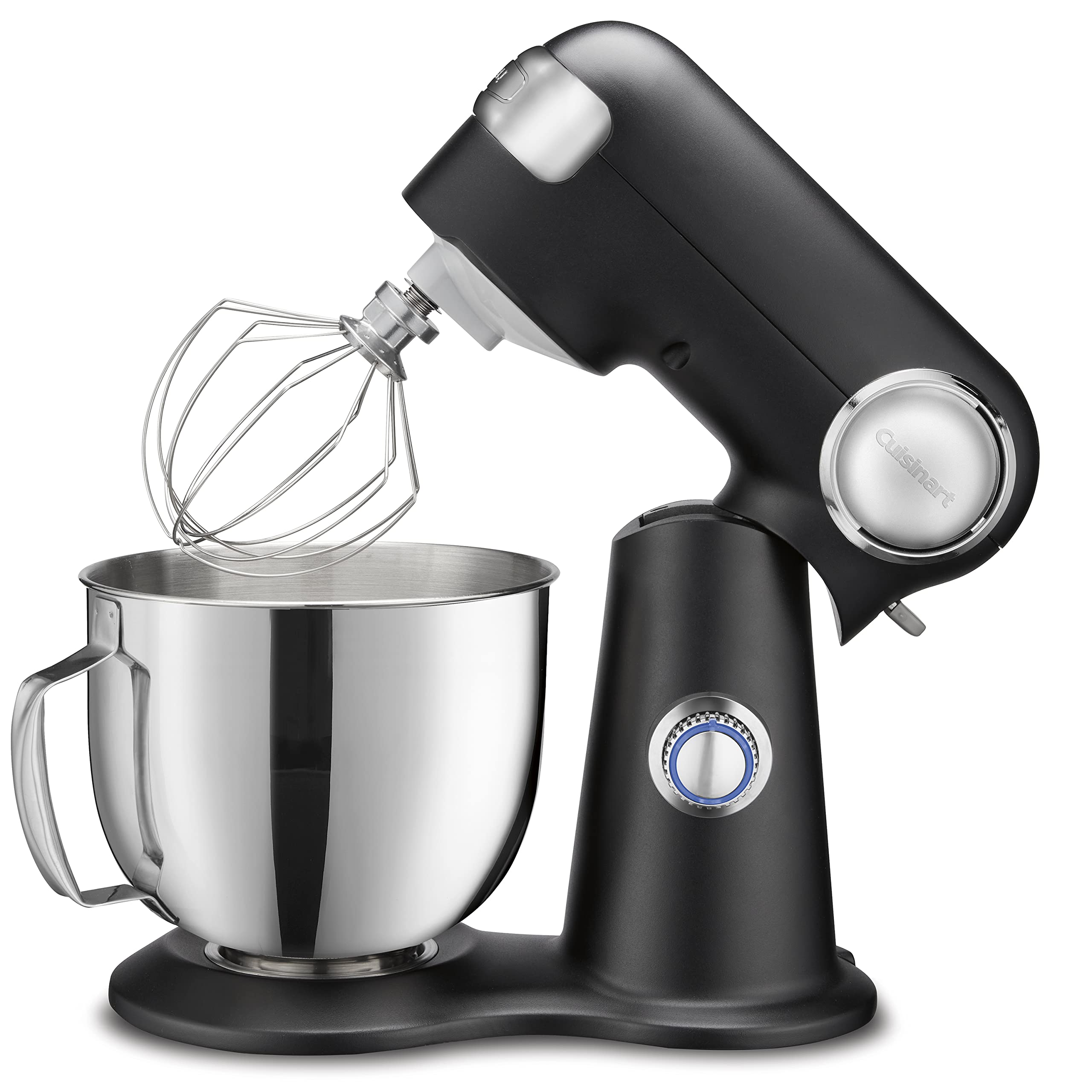 Cuisinart SM-50PSNAS 5.5 Qt Stand Mixer - 12 Speed with Stainless Steel Bowl, Chef's Whisk, Dough Hook & Splash Guard - Perfect for Baking Bread, Cakes & Cookies (Poppy Seed Color)