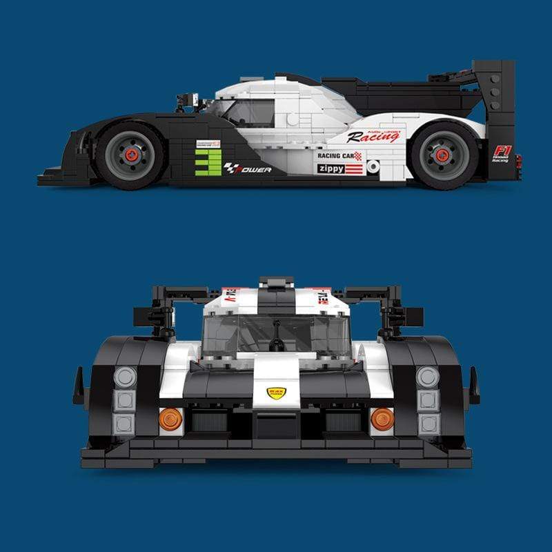 Mould King 10002 Porsche 919 Hybrid Super Car Building Blocks Set - 1:8 Scale Model Kit for Adults & Teens - Perfect for Collectors, DIY Enthusiasts & Home Office Display