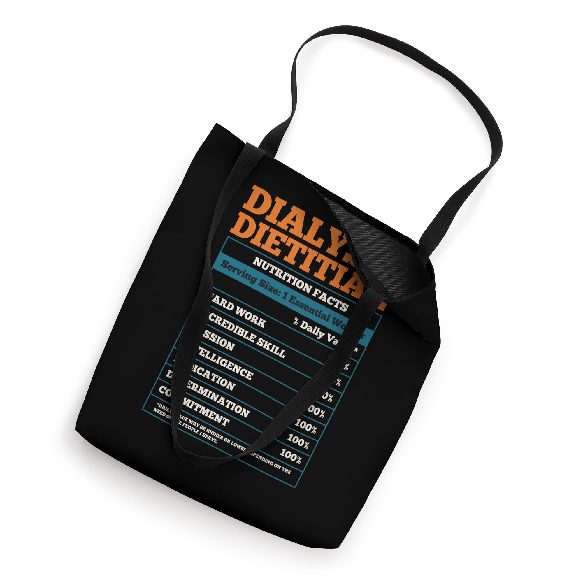 Dialysis Dietitian Tote Bag - Medical Nutrition & Dietetics Gift for Healthcare Professionals - Perfect for Work, Conferences & Daily Use