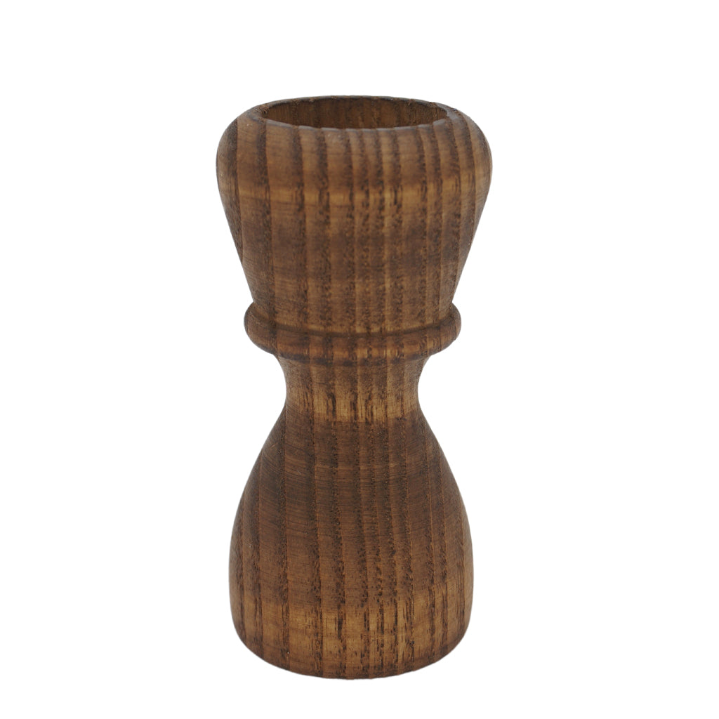 Premium Rustic Brown Wood Shaving Brush Handle - FSC Certified Wood for 24mm & 26mm Knots - Perfect for Wet Shaving & Beard Grooming at Home or Travel