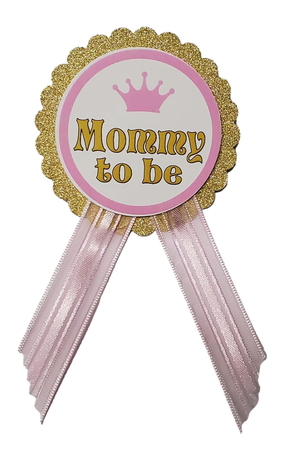 Pink & Gold 'It's a Girl' Baby Shower Pin Set - Daddy to Be & Mommy to Be Pins for Baby Sprinkle Celebrations - Perfect Gender Reveal & Pregnancy Announcement Accessories