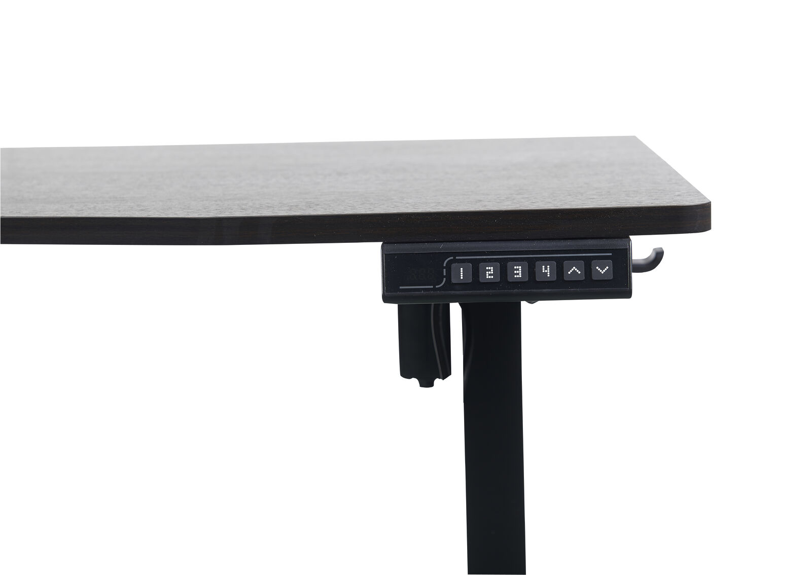 120 x 70cm Black Electric Standing Desk - Height Adjustable Motorized Sit Stand Workstation for Home Office, Gaming & Study (Ergonomic Workspace Solution)