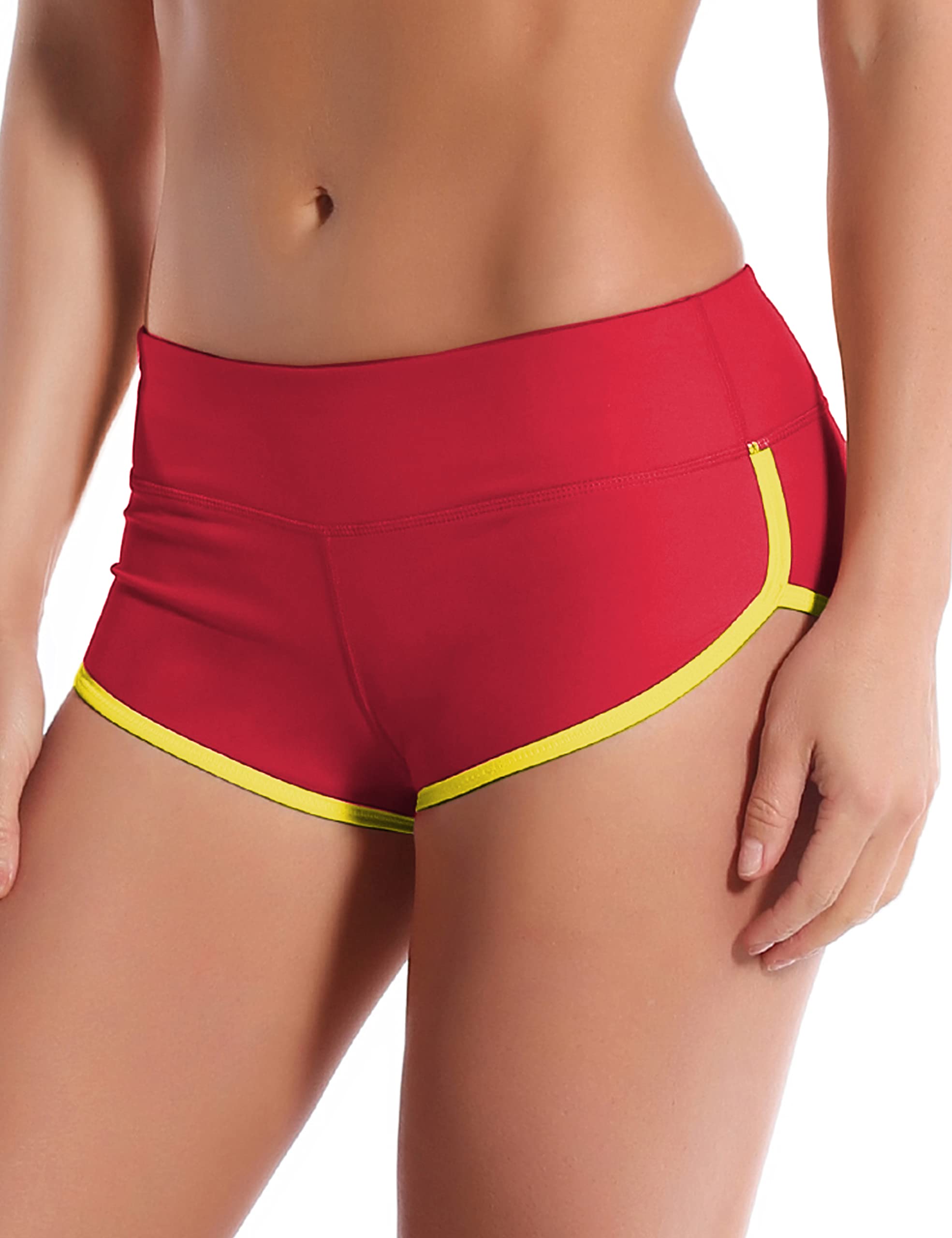 BUBBLELIME Women's Sexy Booty Yoga Shorts - XS to XXL High Waisted Tummy Control Workout Shorts for Running, Fitness & Active Wear - Moisture Wicking & UPF 30+ Sun Protection - Perfect for Yoga, Gym & Outdoor Activities