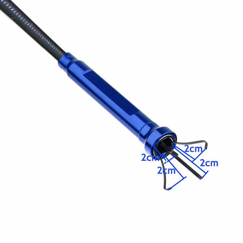 LED Telescoping Inspection Mirror & Magnetic 4-Claw Grabber Tool Set - Flexible Extendable Pickup Tool for Hard-to-Reach Areas - Perfect for Mechanics, Electricians & Home Repairs