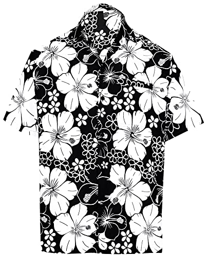 Allover Hibiscus Black